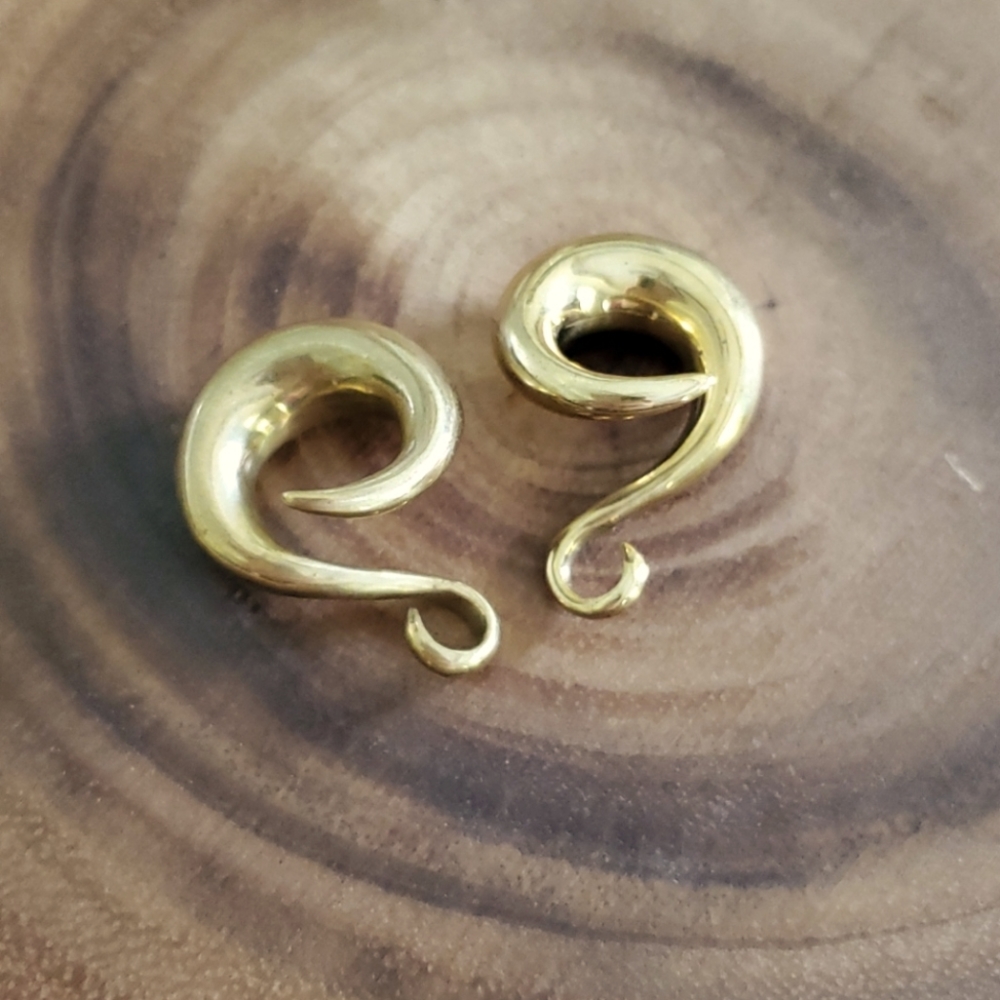 SALE Diablo Organics Brass Coil Stretchers